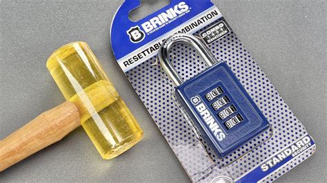 [1382] Tap to Open: Brinks Combination Lock (Model 175.